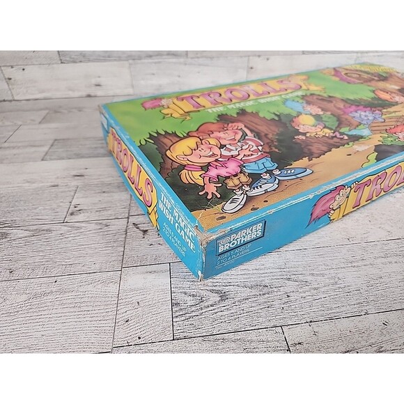 Vintage Trolls The Magic Wish Board Game Parker Brothers 1992 Treasure COMPLETE - Picture 3 of 12